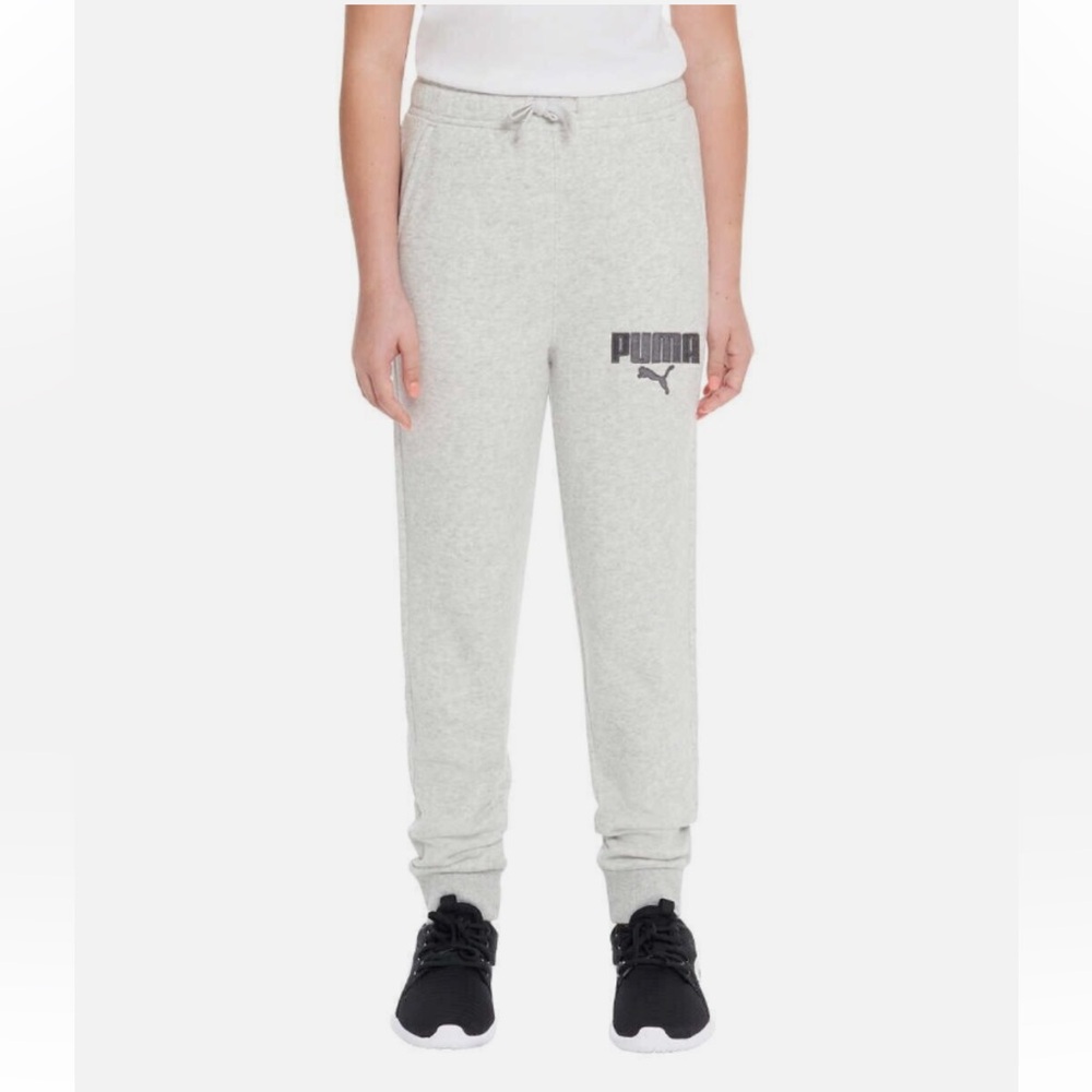 PUMA - Youth Gray Sweatpants - Large